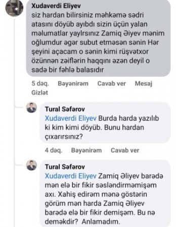 Məhkəmə sədri ilə jurnalist arasında QALMAQAL - XAN GEDİB... İZİ QALIB...