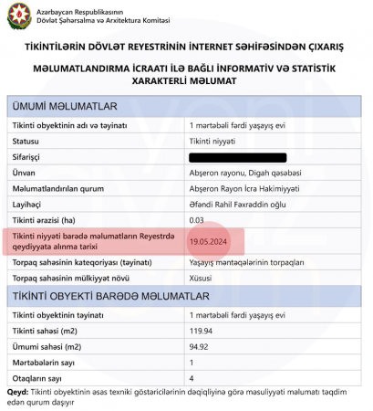 Ayın 14-ü olduğu halda Komitə tikintiyə icazəni ayın 19-da necə qeydə alıb? - DƏLİXANADIR, VALLAH...